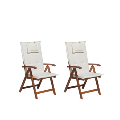 Angelito Patio Dining Side Chair with Cushion