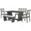 Ensemble de table de salle à manger de six articles