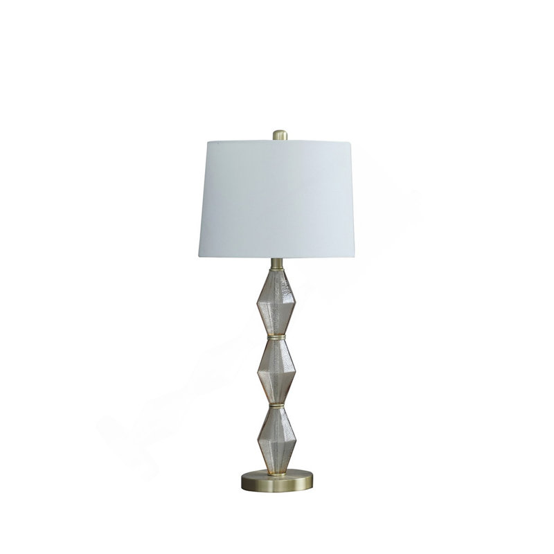 Lampe de table 29,5 "In Emil Moderne, Métal métal, Or brossé