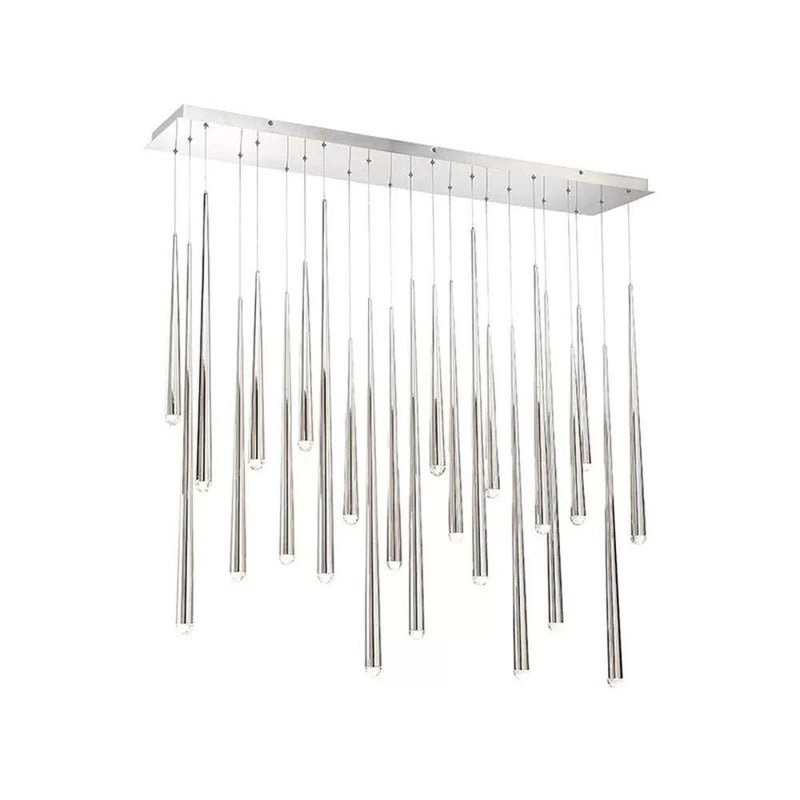 Cascade 23 - Light Dimmable Tiered Chandelier, Dark Bronze, 10