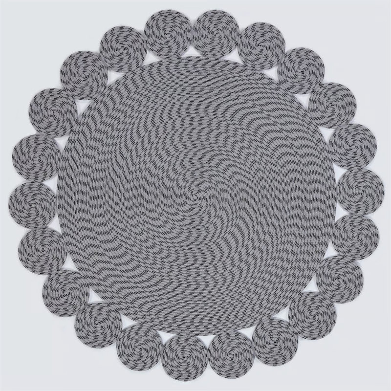 Tapis rond Saveah, Rond 5 pi 3 po