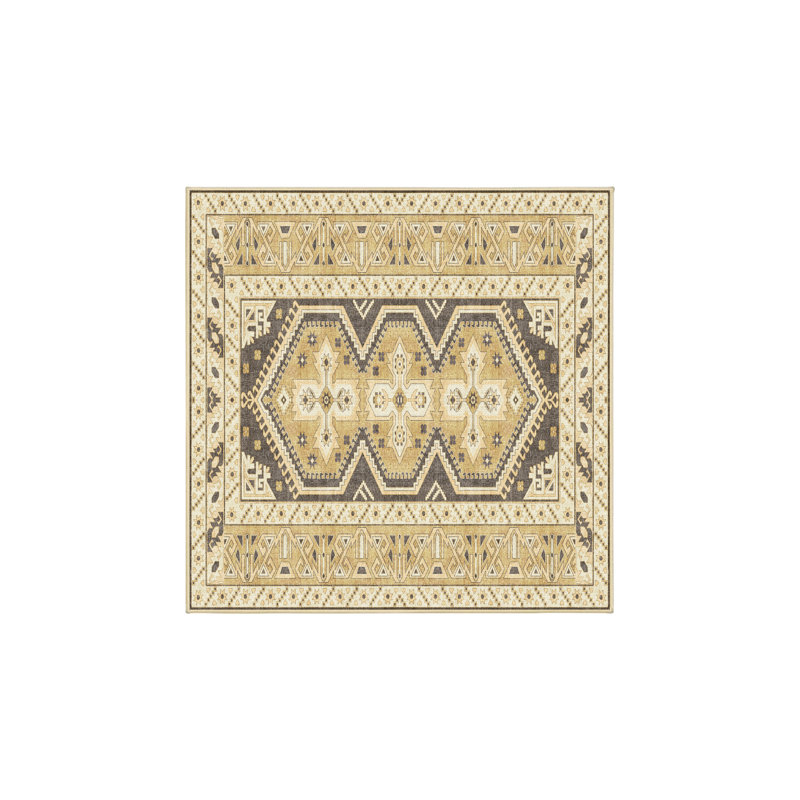 Tapis Flaminia avec envers antidérapant, Carré 7 pi