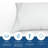 100% Cotton Zippered Pillow Protector - Dust Mite Proof, Chemical-Free, Breathable Allergen Barrier-2057595820