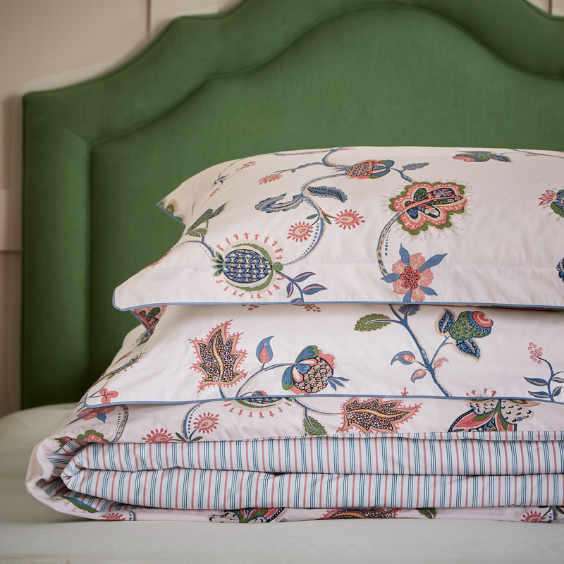 Tree Of Life Cotton Percale Duvet Cover Set, Double Duvet Cover + 2 Pillowcases