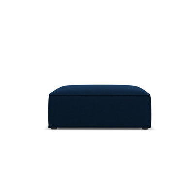 Chicago 102cm Wide Tufted Rectangle Solid Colour Pouffe Ottoman