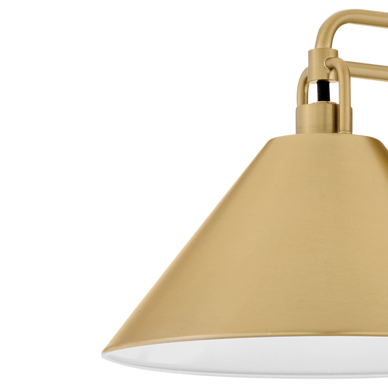 Milo Single Light Two-Tone Wall Sconce, Gold