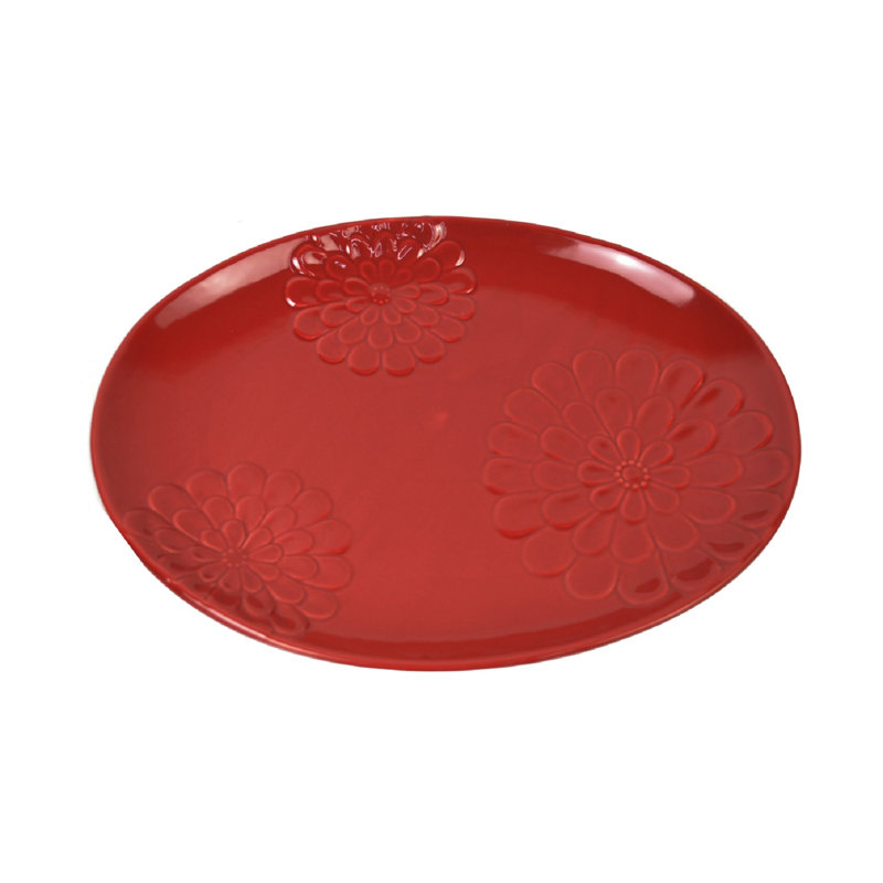Plat de service, Rouge