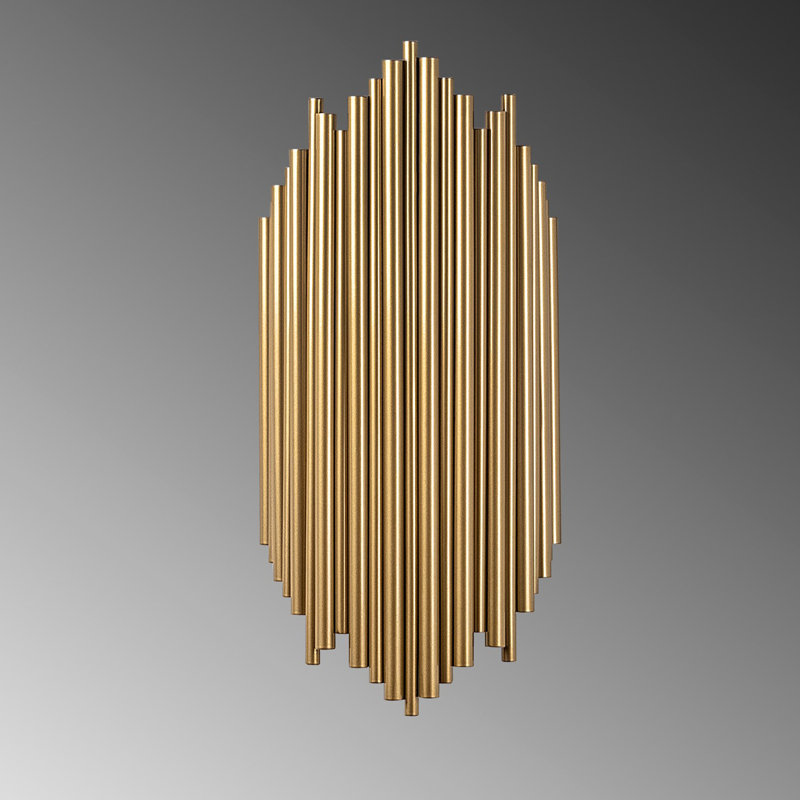 Taliya Metal Luxury Flush Mounted Sconce