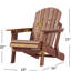 Chaise en bois de pruche