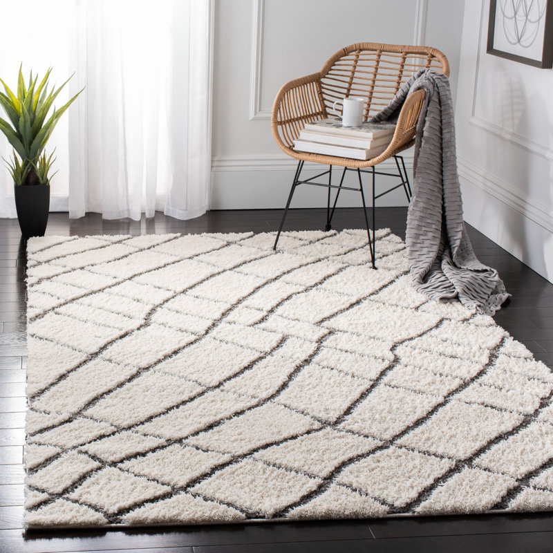 Sparta Shag Performance Geometric Rug