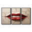 Ensemble de salon Landyn - Fashion Lips Wall Art-108455589-108455591