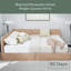 Grand lit capitonné avec rangement capitonné, cadre de canapé-lit avec dossier et accoudoirs confortables, grand lit pour chambre à coucher, salon, velours-1389143400