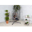 Egotistic Pod Chair with Grey Rattan and Rope Weave