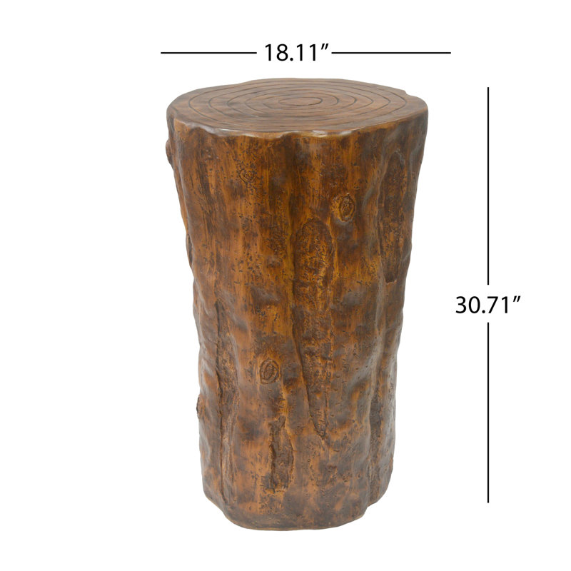 Concrete Top End Table
