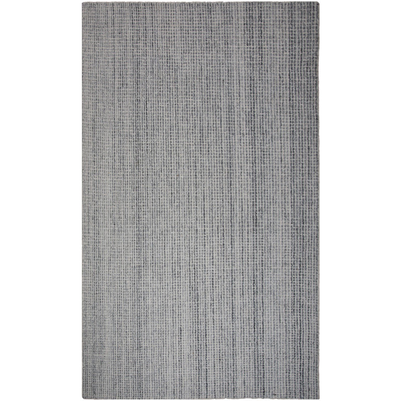 Tapis 100% laine touffeté à la main, Rectangle 5 pi x 7 pi 6 po