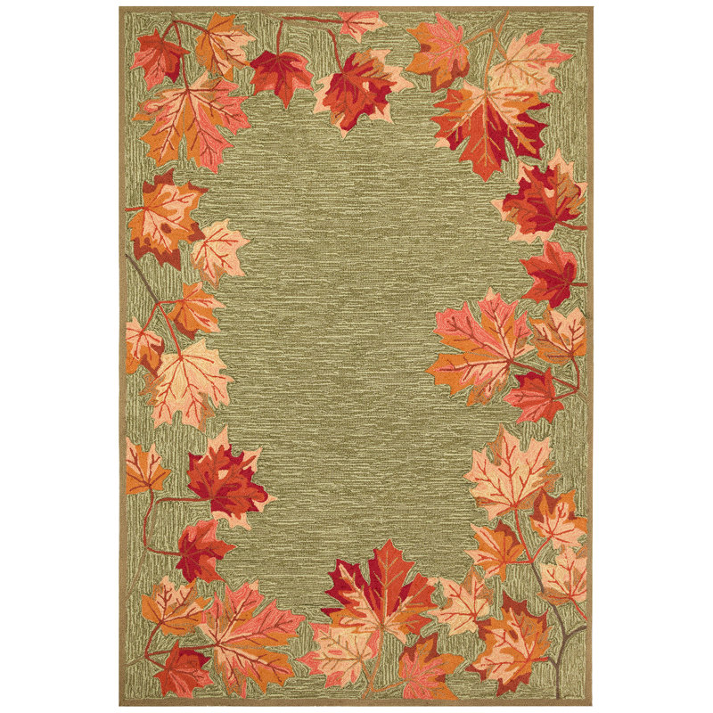 Tapis touffeté à motif floral Dasan, Rectangle 5 pi x 7 pi 6 po