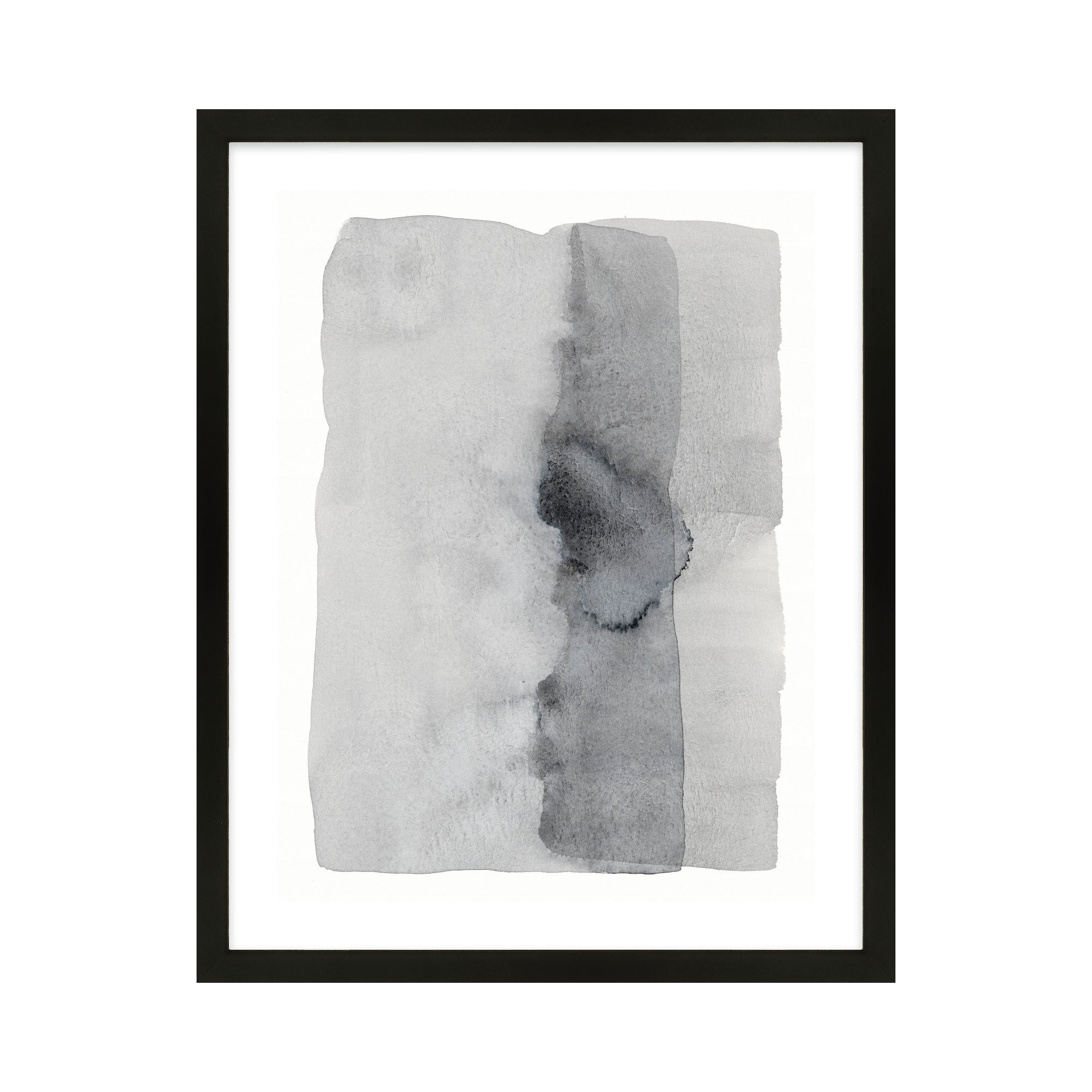 Gray On Gray 7 by Jacques Pilon, Black, 50" H x 40" W