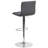 Niven Contemporary Button Tufted Adjustable Height Barstool with Chrome Base-45046387