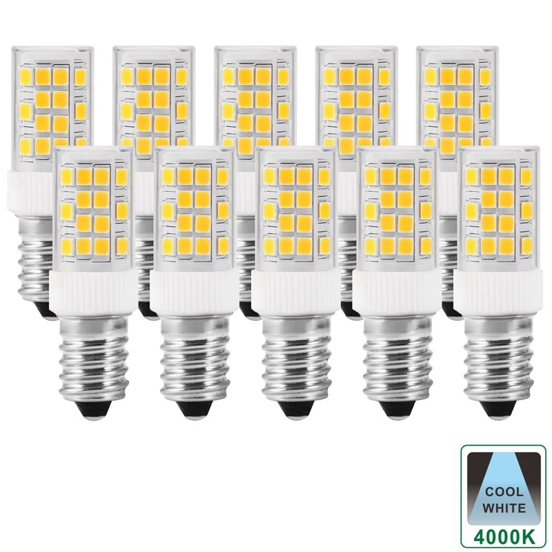 4W E14 Dimmable LED Light Bulb Capsule (Set Of 10), 4000K