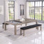 Banc de billard avec rangement pour table de billard en ardoise Olivia-853279449