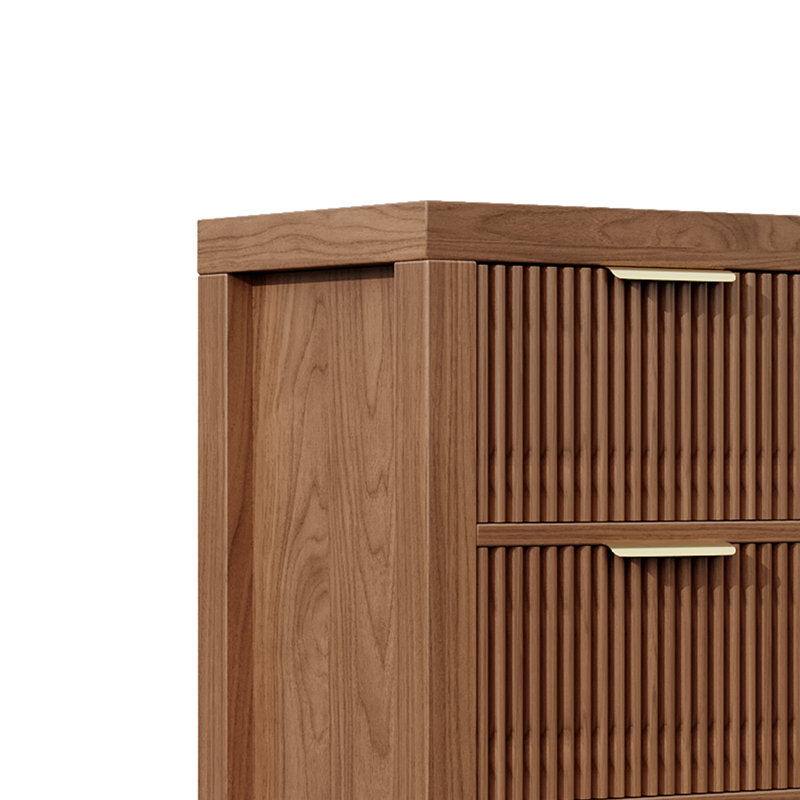 Commode à 4 tiroirs l 15,75 po, Noyer