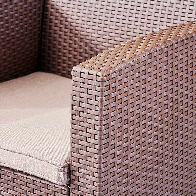 Fauteuils club avec coussins résistants à l'eau