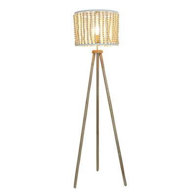 Lampe sur pied à trois pieds Brillo Naturel