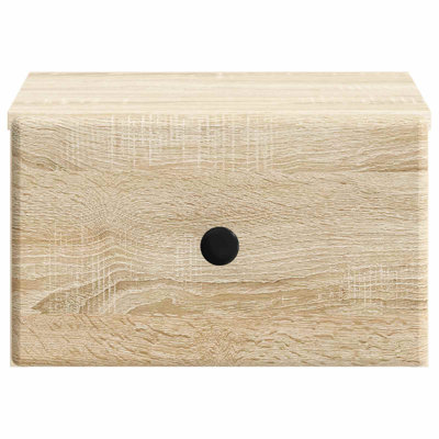 34.5cm W Manufactured Wood Bedside Table