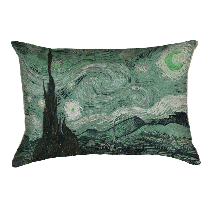 Coussin d'intérieur Vincent Van Gogh, vert