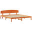 Vidaxl Bed Frame With Headboard Solid Pine Wood-113971108-113971118