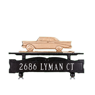 Metal Mailbox Sign