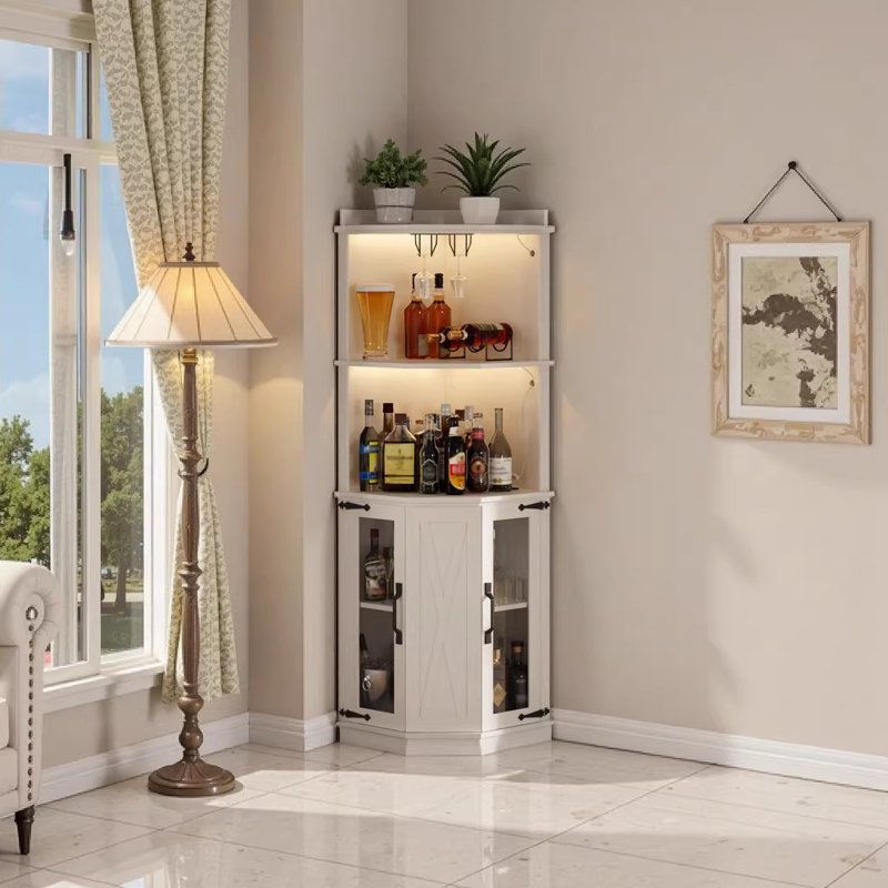 Armoire de bar 67,3 po Farmhouse