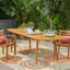 Outdoor Acacia Wood Expandable Dining Table-1027875358