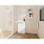 Meuble-lavabo autoportant de 23 po avec lavabo et support de rangement, portes à fermeture douce-1162346753