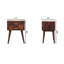 Table de chevet en bois massif Kenit