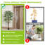 Faux arbre artificiel primrue avec tronc de bois naturel 1008 feuilles