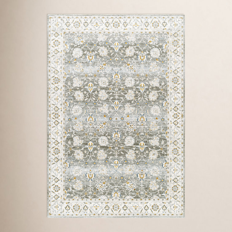 Delyse Olive/Gold/Beige/Gray Rug