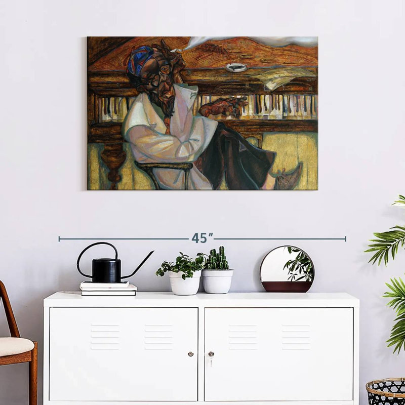 Abarca Thelonious Monk, 24" H x 36" W