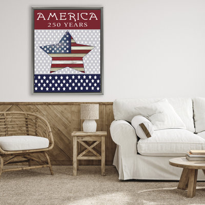 Historic America 250 Years Floating Frame, design by Cindy Jacobs