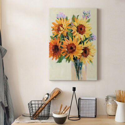 August Grove® Fresh Cut Flowers I Framed On Canvas Print | Wayfair