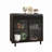 Accent Cabinet with Glass Doors