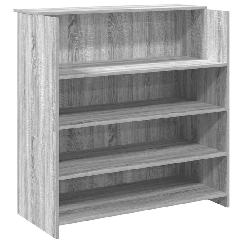 Azha Standing Desk, Grey Sonoma