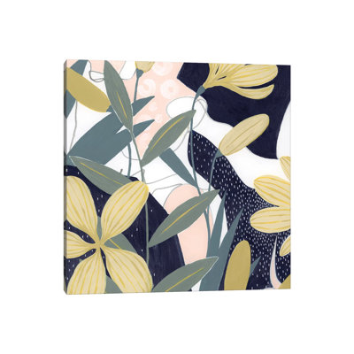 Flores Noche I by Grace Popp - Wrapped Canvas Painting