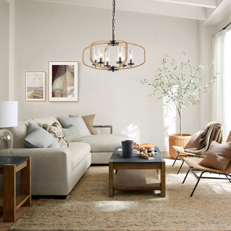 Lustre tambour à 6 lumières Heald