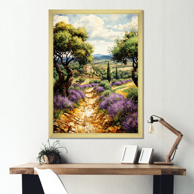 Sentiers provençaux en France I sur toile