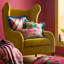 Darling Diagonal Stripe Striped Bright Cushion