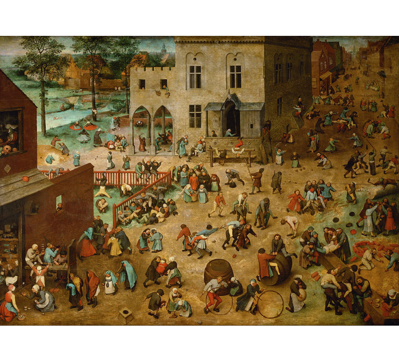Children's Games, 28" H x 39" W