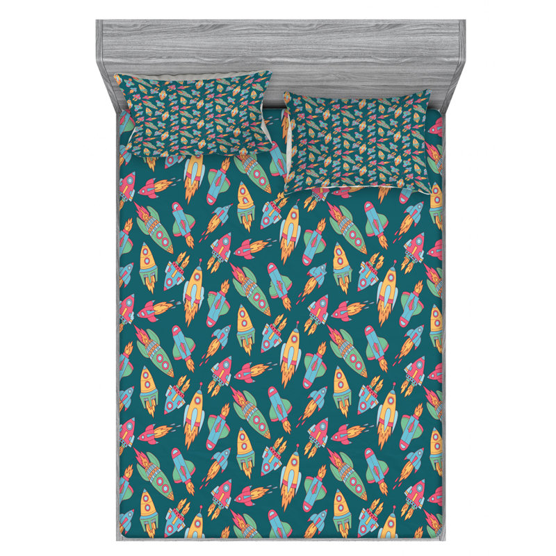 Microfiber Sheet Set, Full Sheet Set with Fitted Sheet