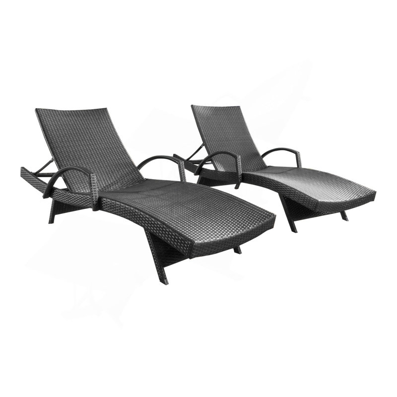 Fauteuil en osier avec accoudoirs Salem
