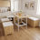 Ensemble de table de coin-repas extensible avec bancs et tabourets de rangement, ensemble de table de salle à manger de coin 6 pièces